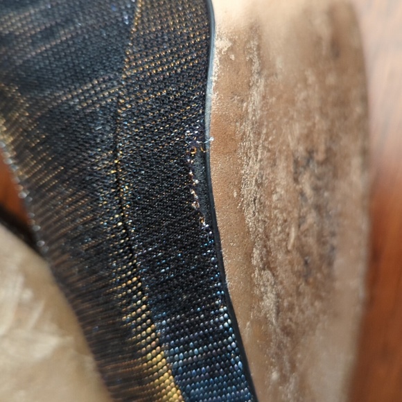 Jimmy Choo Nova 100 Copper Metallic Fabric Peep Toe Ankle Strap Heels Size 7.5 - Picture 10 of 11